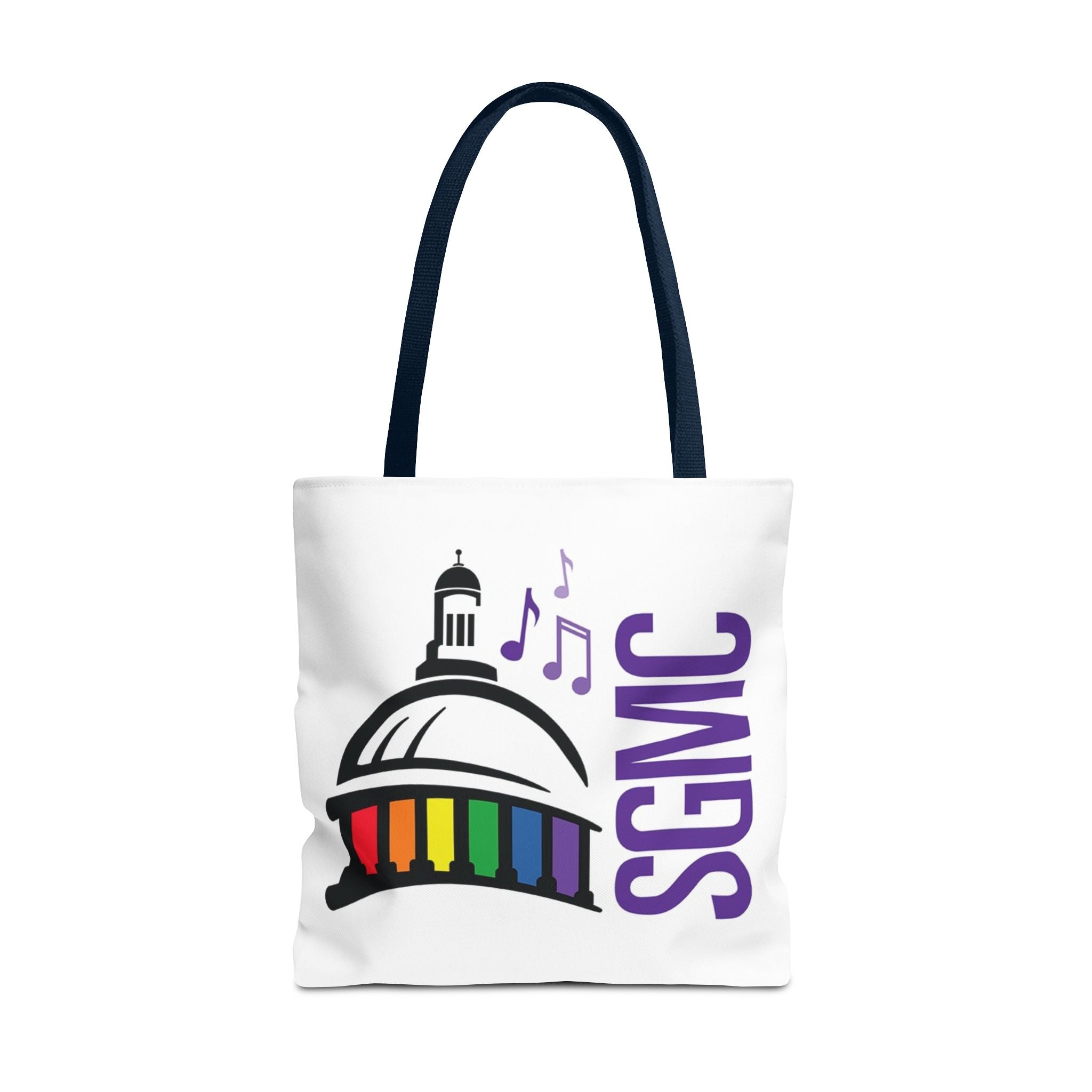 SGMC Rainbow Capitol Tote Bag – Music Notes Pride Tote