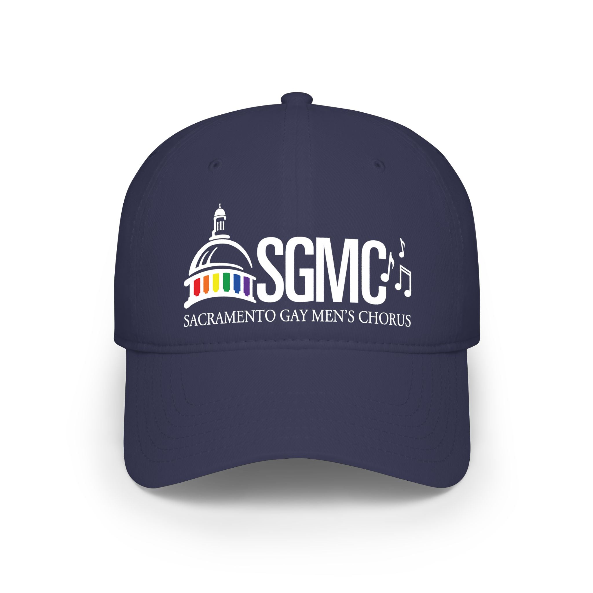 SGMC Logo Baseball Cap – Low Profile Red Hat for Musicians & Choir Supporters