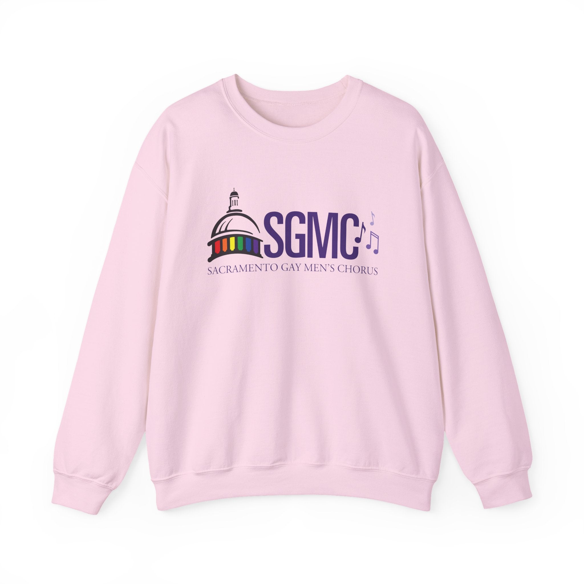 SGMC Rainbow Capitol Crewneck Sweatshirt — Sacramento Gay Men’s Chorus Apparel