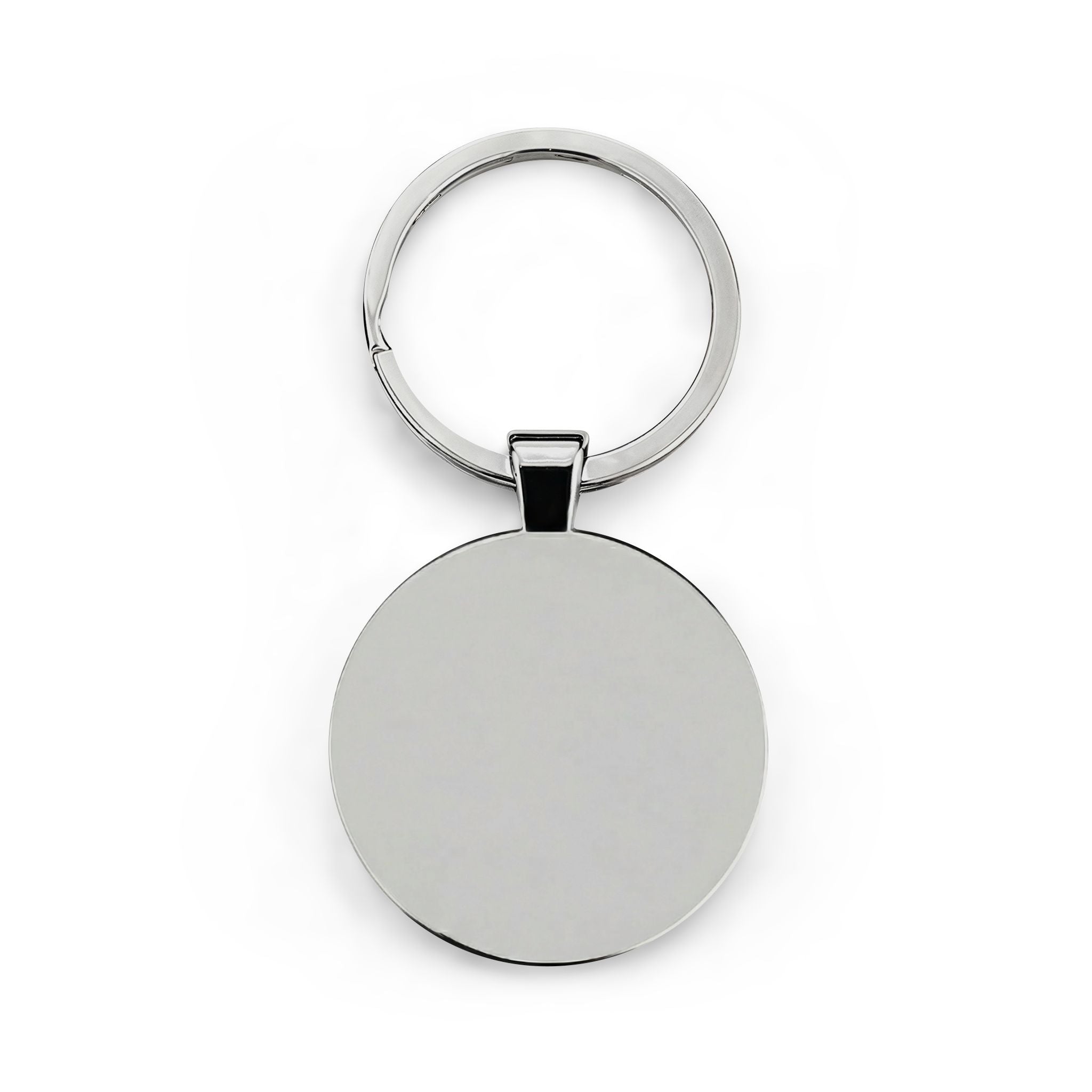 SGMC Rainbow Capitol Logo Keychain — Round Stainless Steel Keyring
