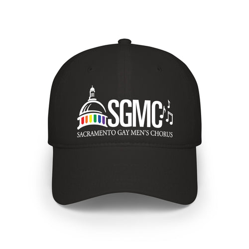 SGMC Logo Baseball Cap – Low Profile Red Hat for Musicians & Choir Supporters