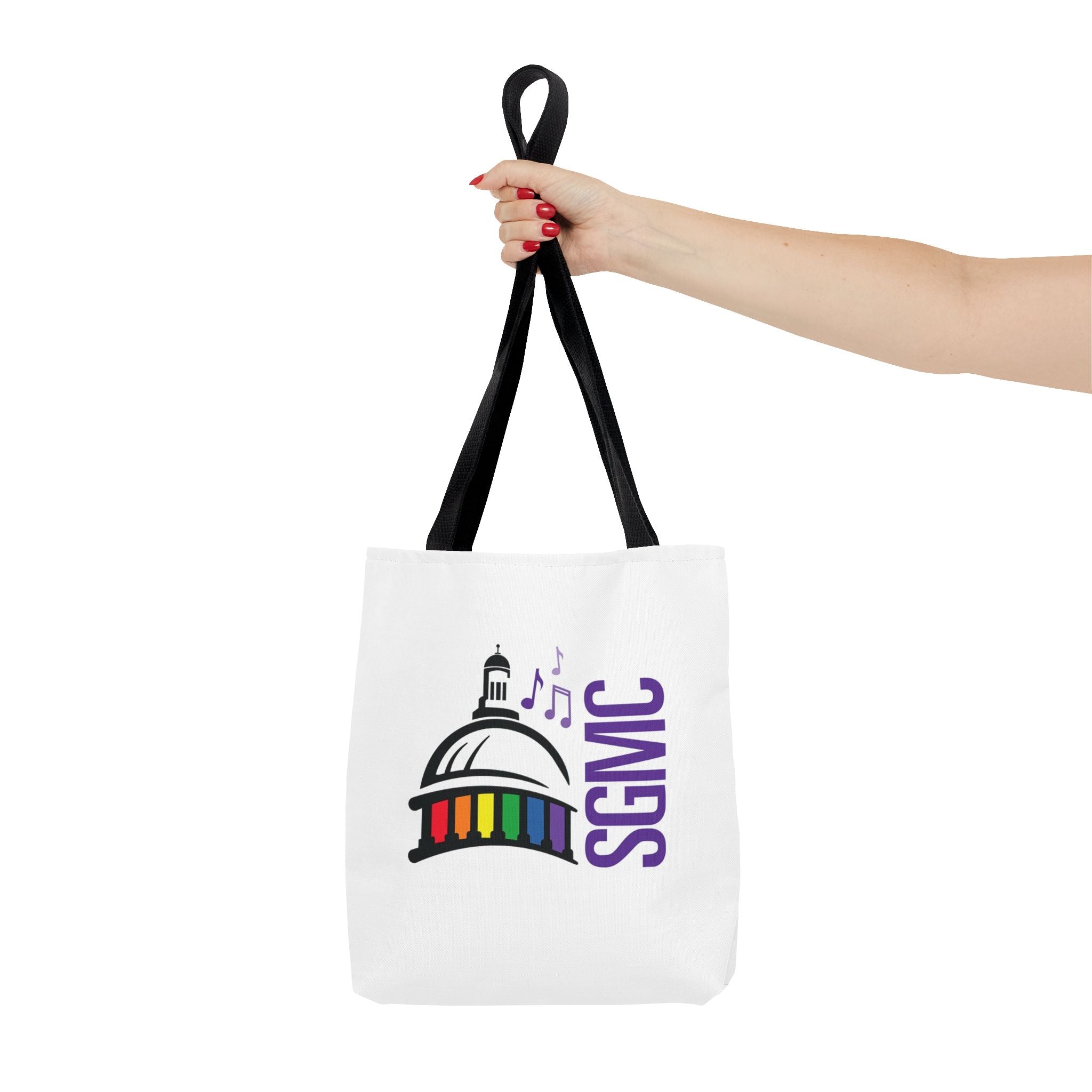 SGMC Rainbow Capitol Tote Bag – Music & Pride Canvas Tote