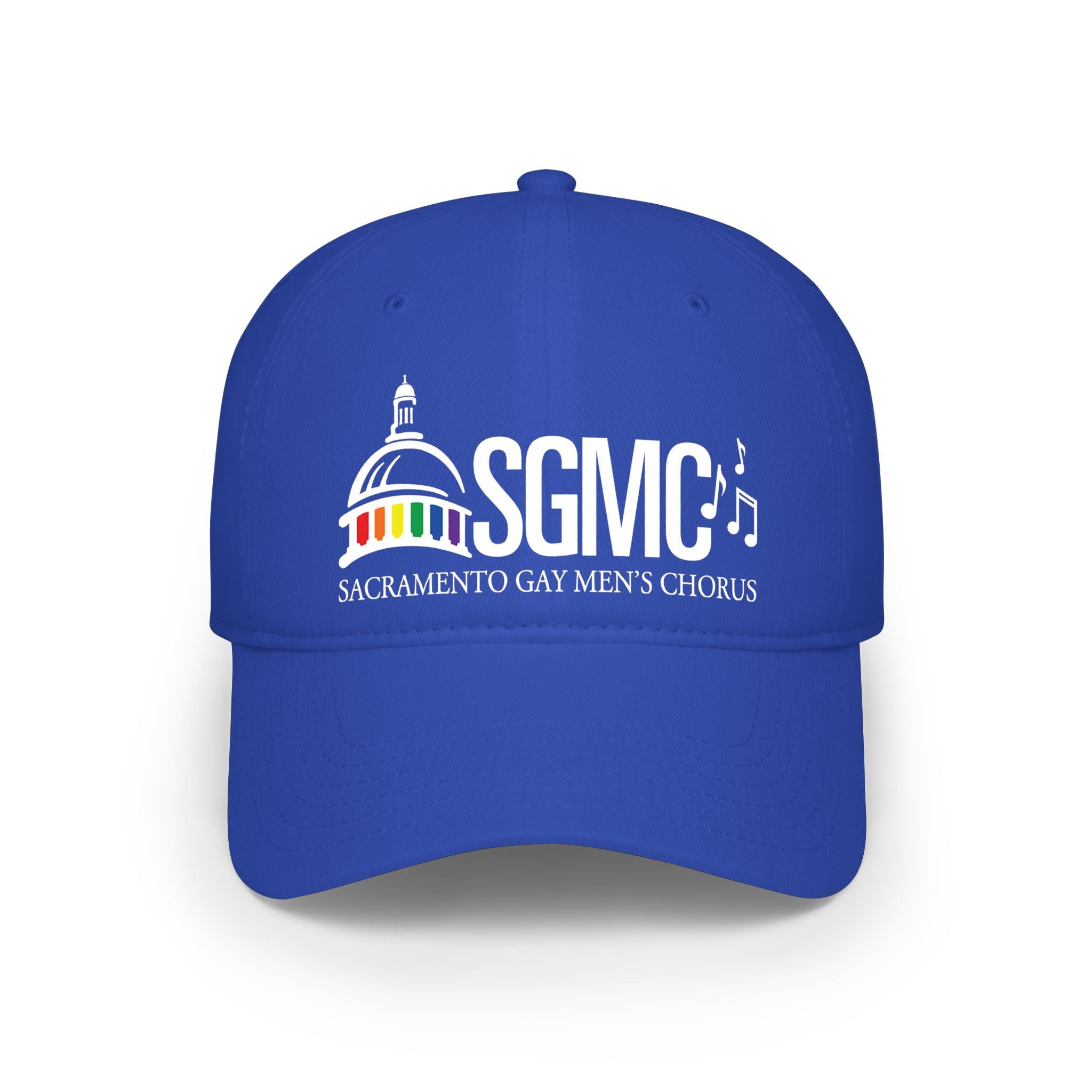 SGMC Logo Baseball Cap – Low Profile Red Hat for Musicians & Choir Supporters