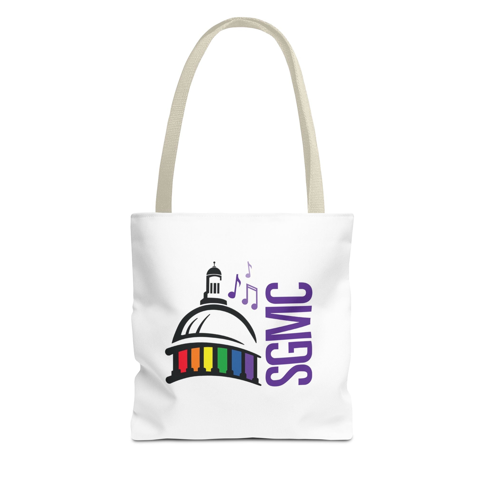 SGMC Rainbow Capitol Tote Bag – Music & Pride Canvas Tote