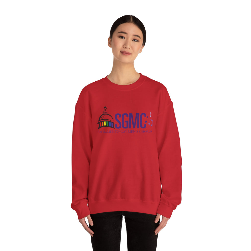 SGMC Rainbow Capitol Crewneck Sweatshirt — Sacramento Gay Men’s Chorus Apparel