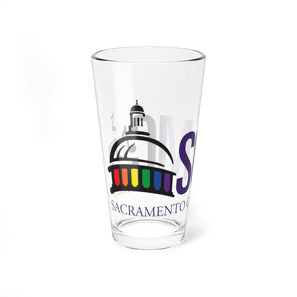 Sacramento Gay Men's Chorus 16oz Mixing Glass – Rainbow Capitol Pint