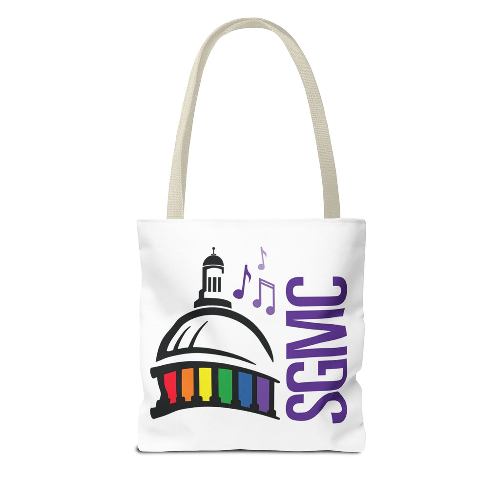 SGMC Rainbow Capitol Tote Bag – Music Notes Pride Tote