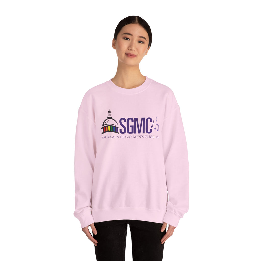 SGMC Rainbow Capitol Crewneck Sweatshirt — Sacramento Gay Men’s Chorus Apparel