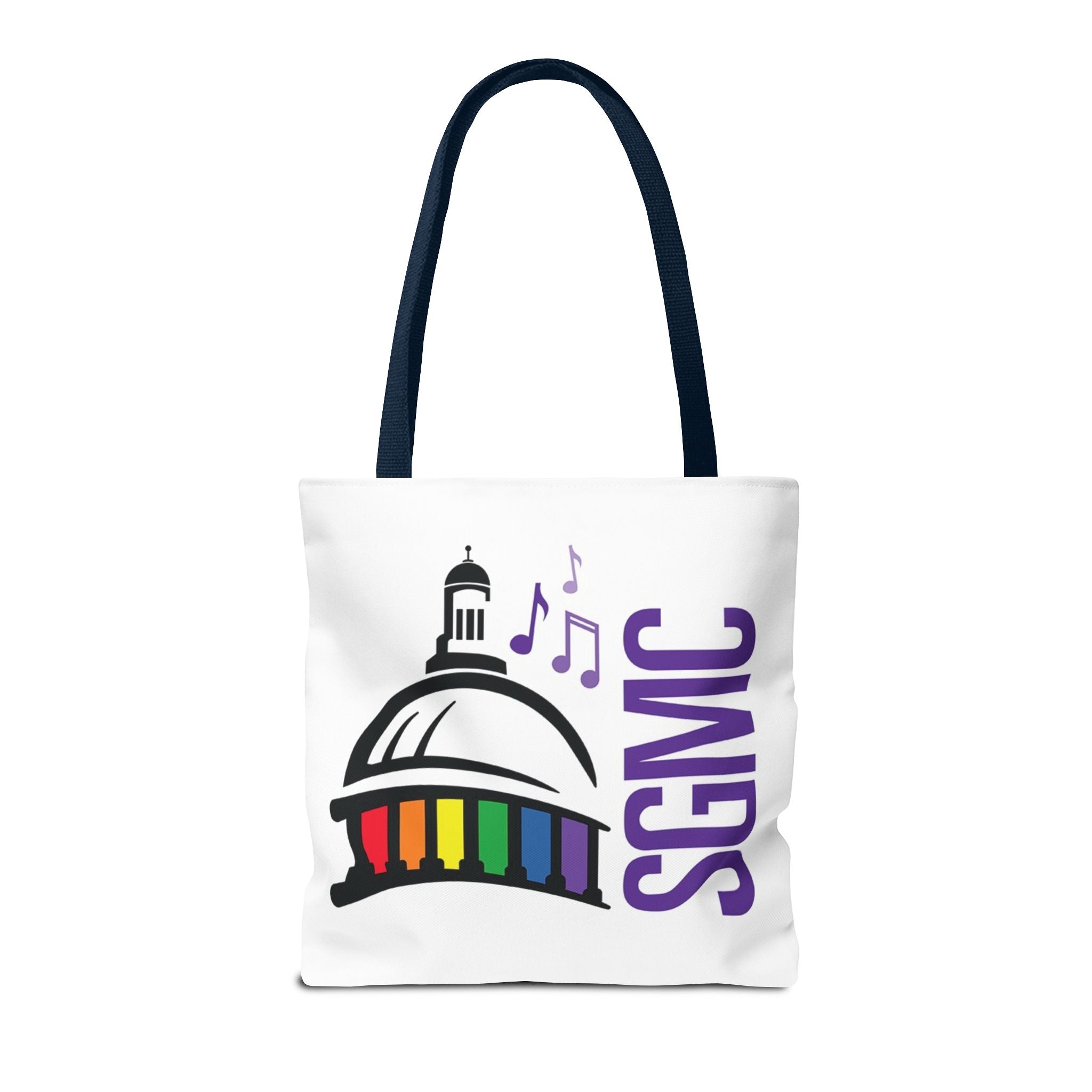 SGMC Rainbow Capitol Tote Bag – Music Notes Pride Tote