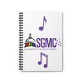 SGMC Sacramento Gay Men's Chorus Spiral Notebook — Pride Logo Ruled Journal