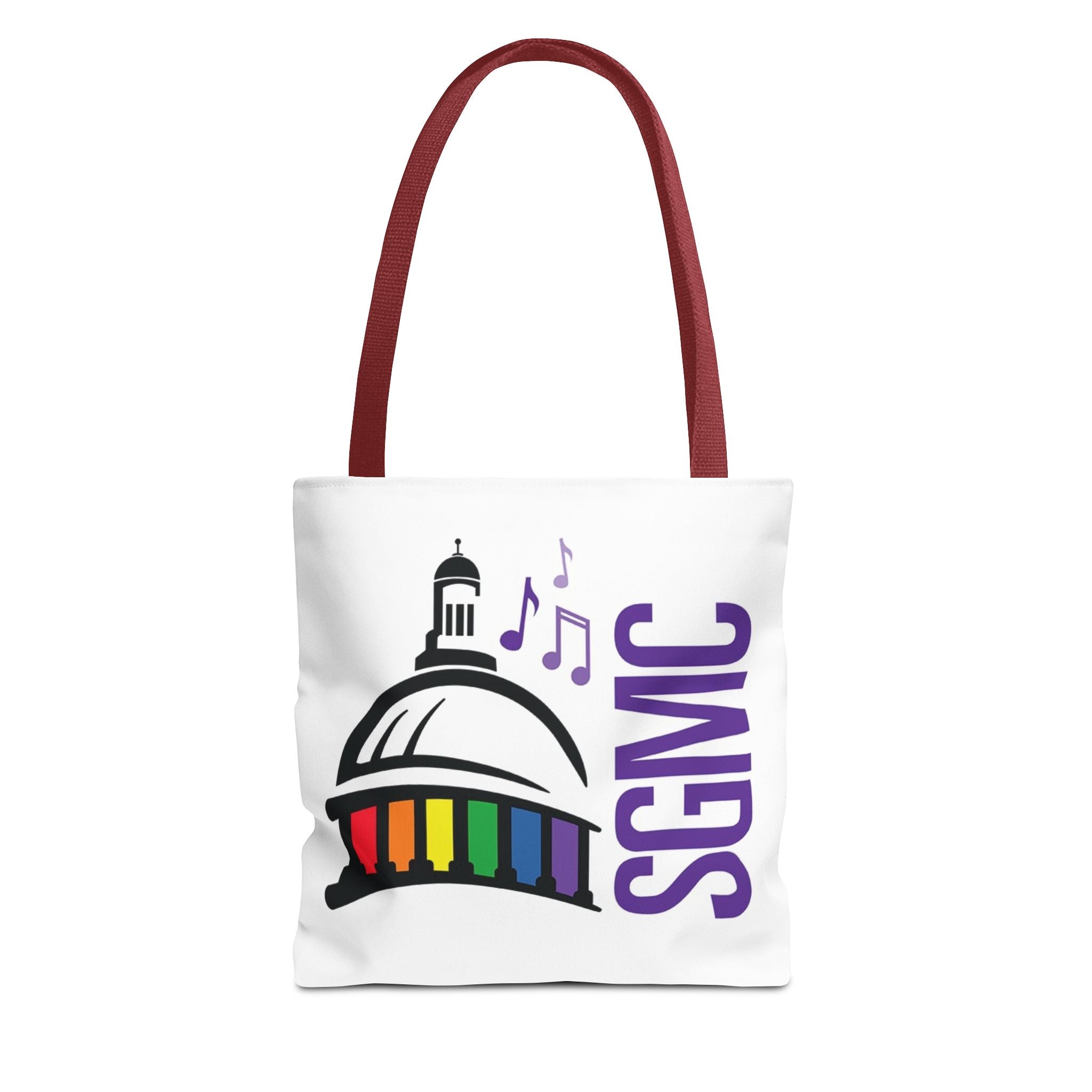 SGMC Rainbow Capitol Tote Bag – Music Notes Pride Tote