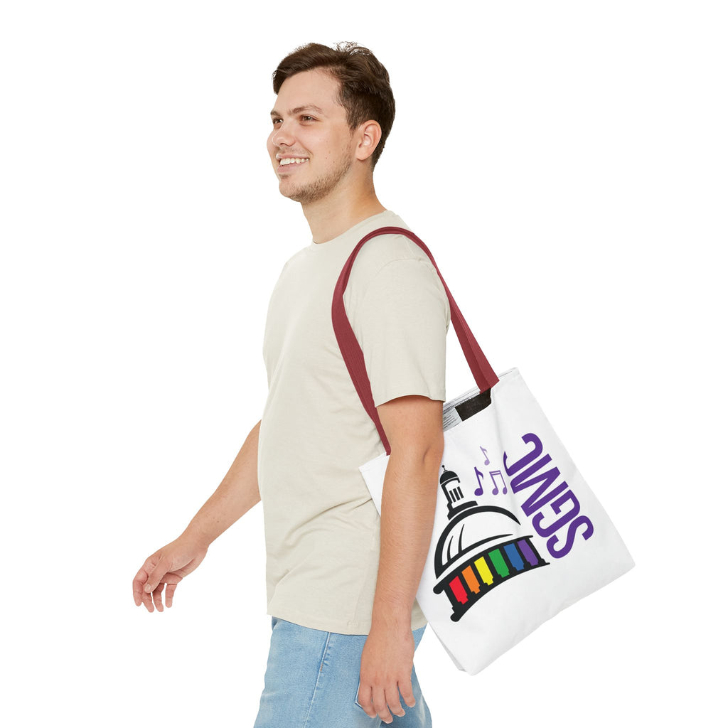 SGMC Rainbow Capitol Tote Bag – Music Notes Pride Tote