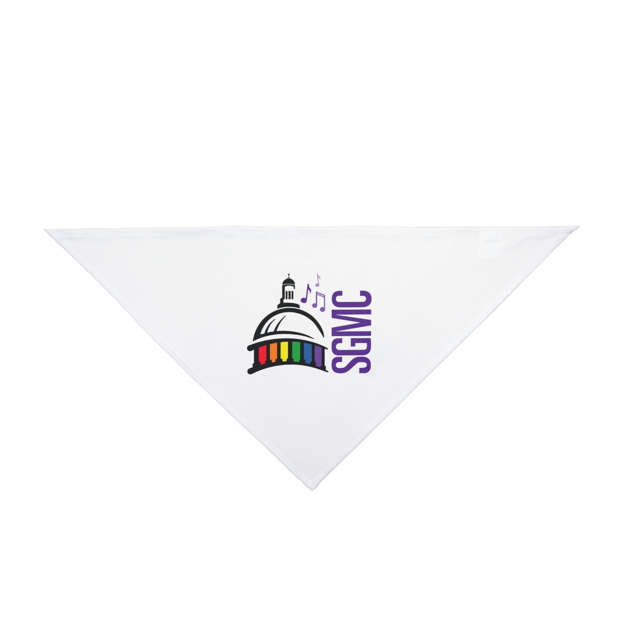 Pet Bandana — Rainbow Capitol Dome SGMC Music Paw Scarf