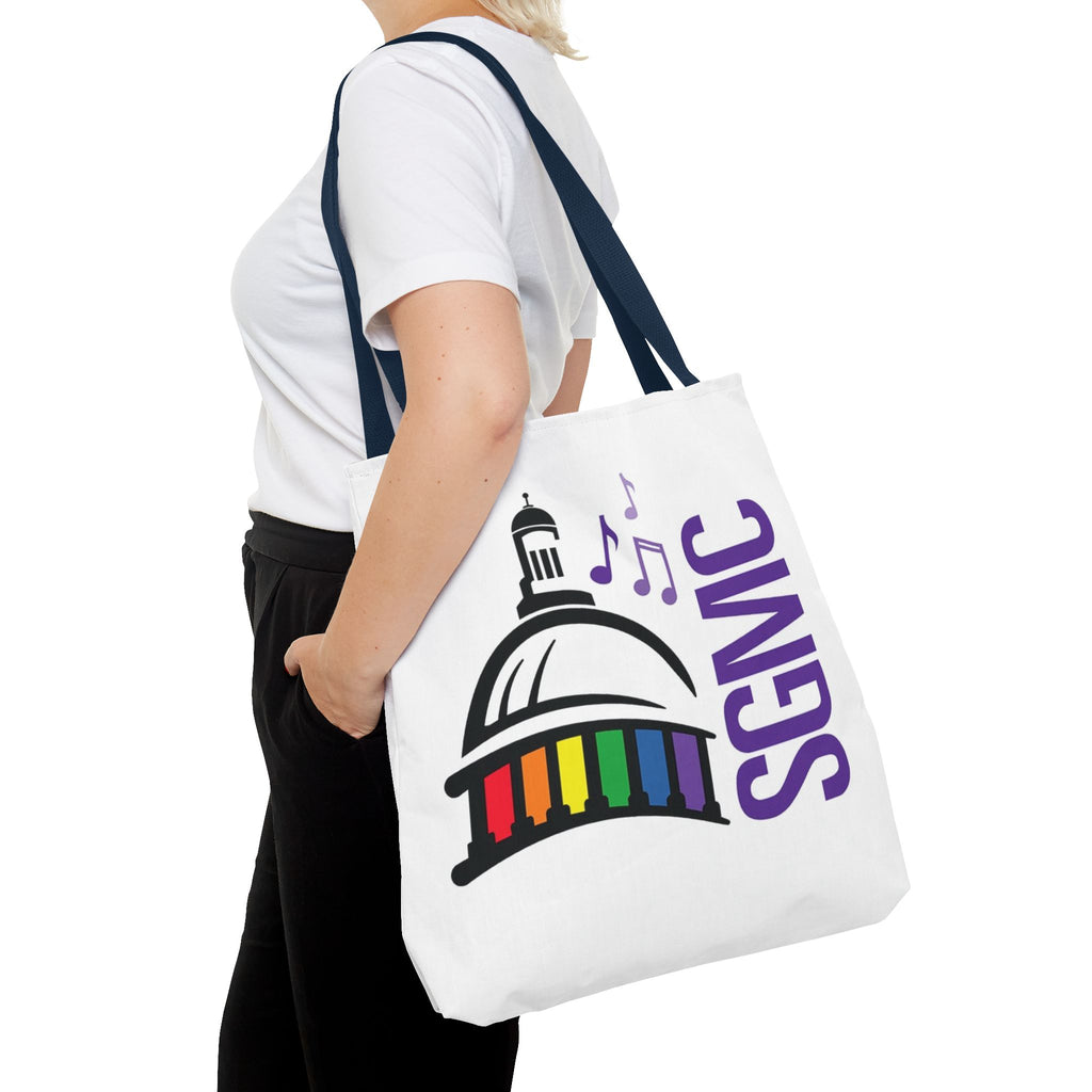 SGMC Rainbow Capitol Tote Bag – Music Notes Pride Tote