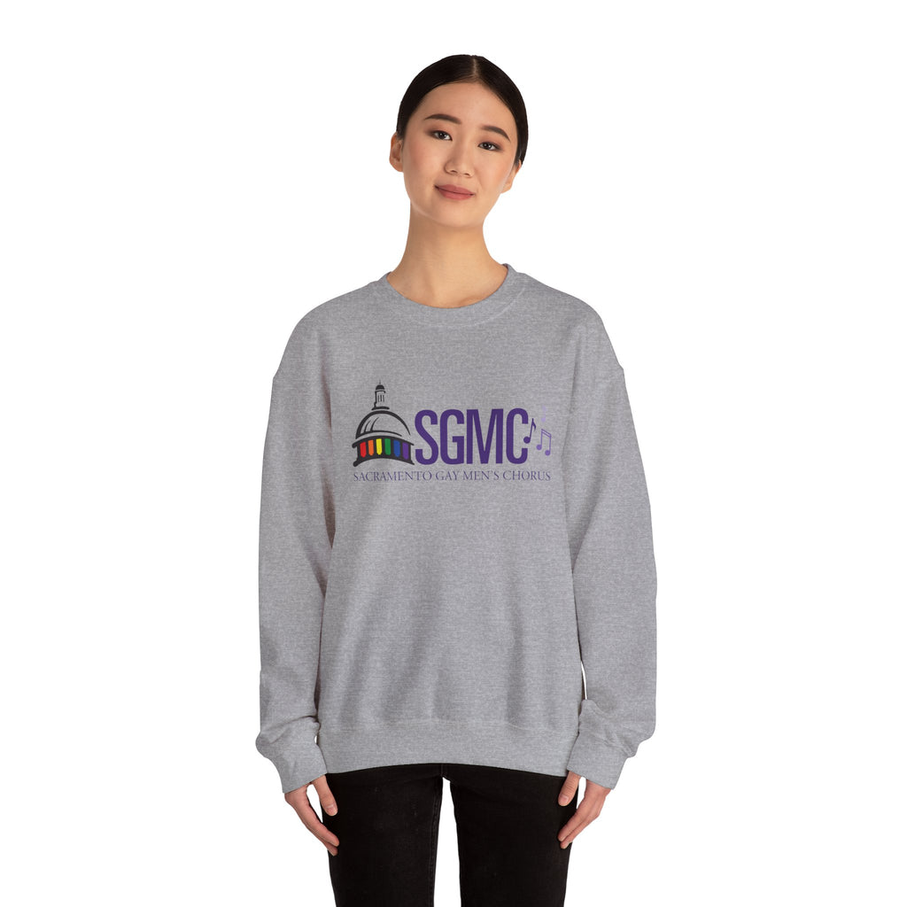 SGMC Rainbow Capitol Crewneck Sweatshirt — Sacramento Gay Men’s Chorus Apparel