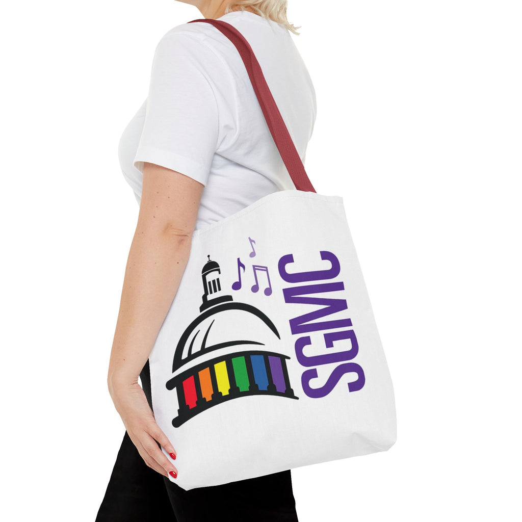 SGMC Rainbow Capitol Tote Bag – Music Notes Pride Tote