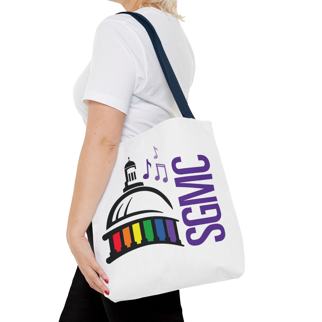 SGMC Rainbow Capitol Tote Bag – Music Notes Pride Tote