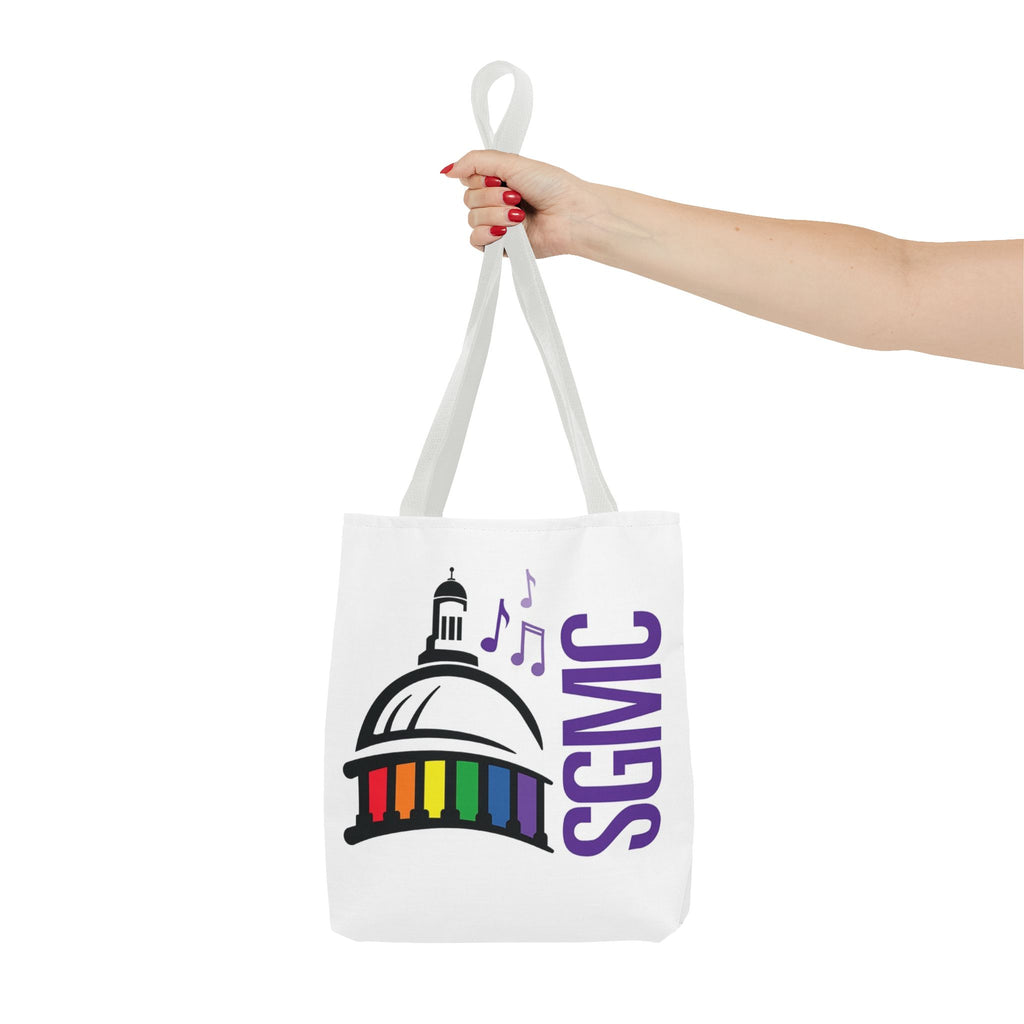SGMC Rainbow Capitol Tote Bag – Music Notes Pride Tote