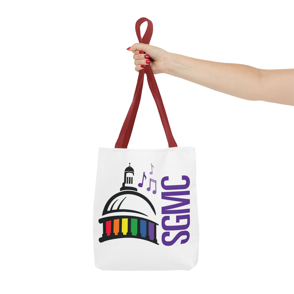 SGMC Rainbow Capitol Tote Bag – Music Notes Pride Tote