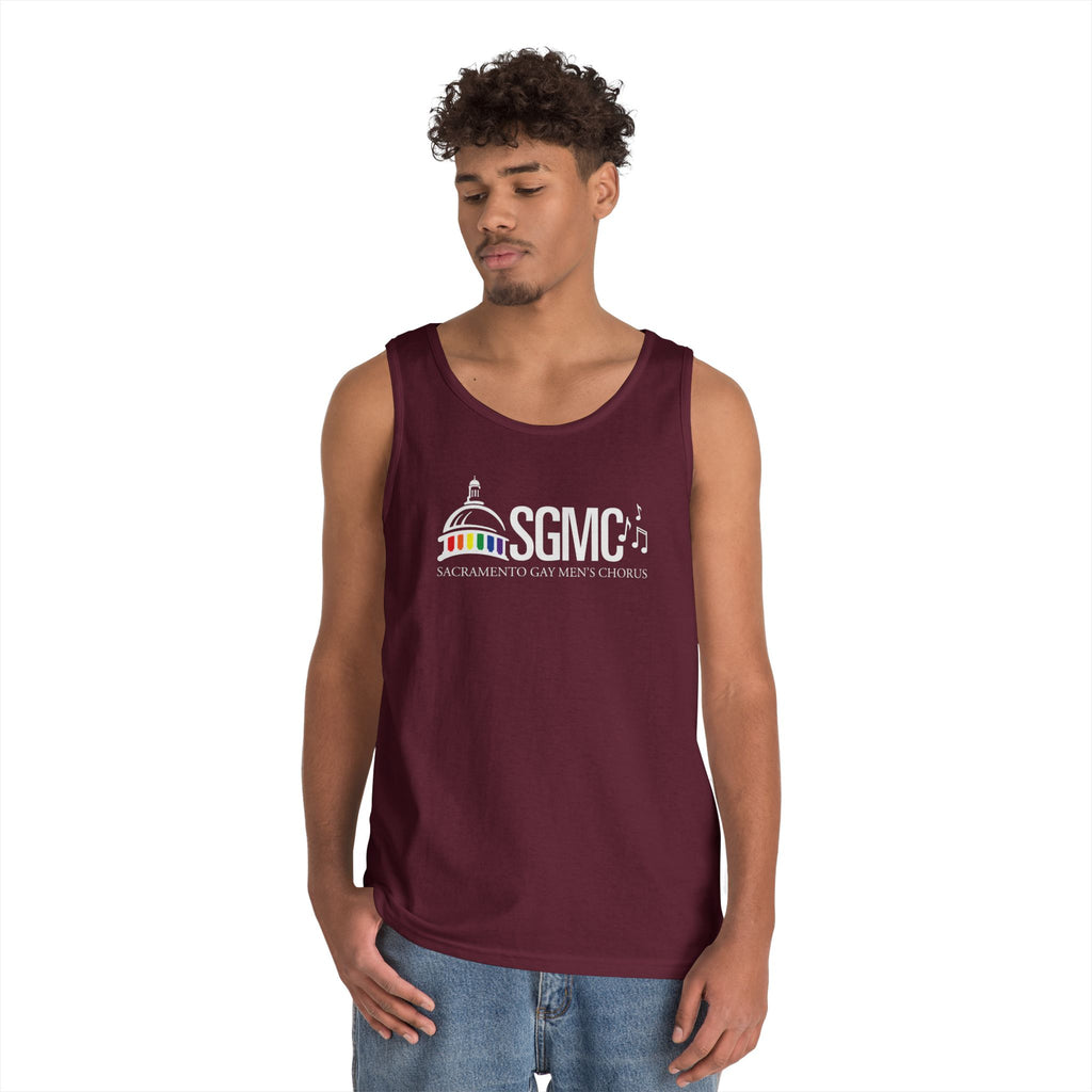 Maroon Tank Top with white SGMC Logo