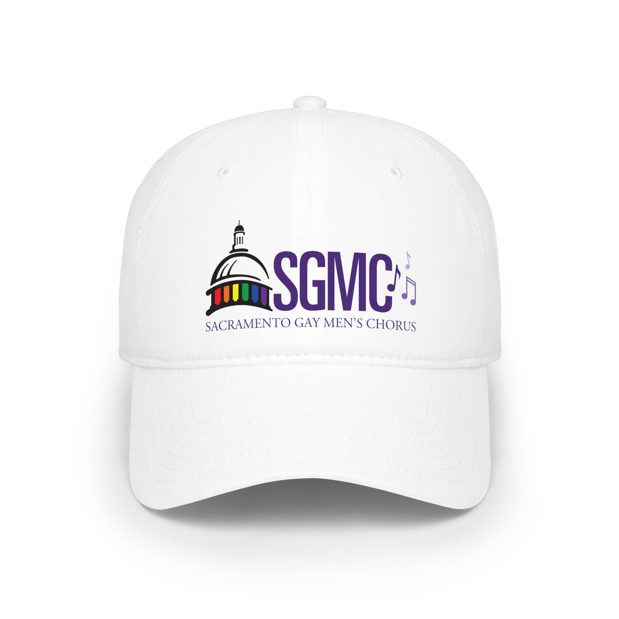 SGMC Logo Baseball Cap – Low Profile Red Hat for Musicians & Choir Supporters