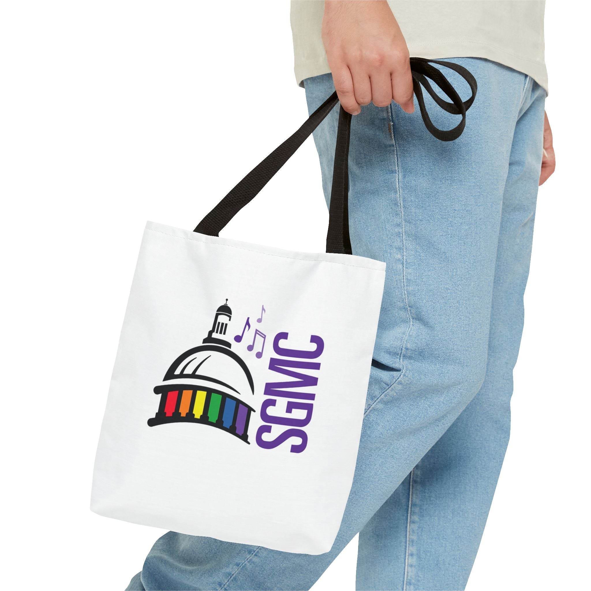 SGMC Rainbow Capitol Tote Bag – Music & Pride Canvas Tote