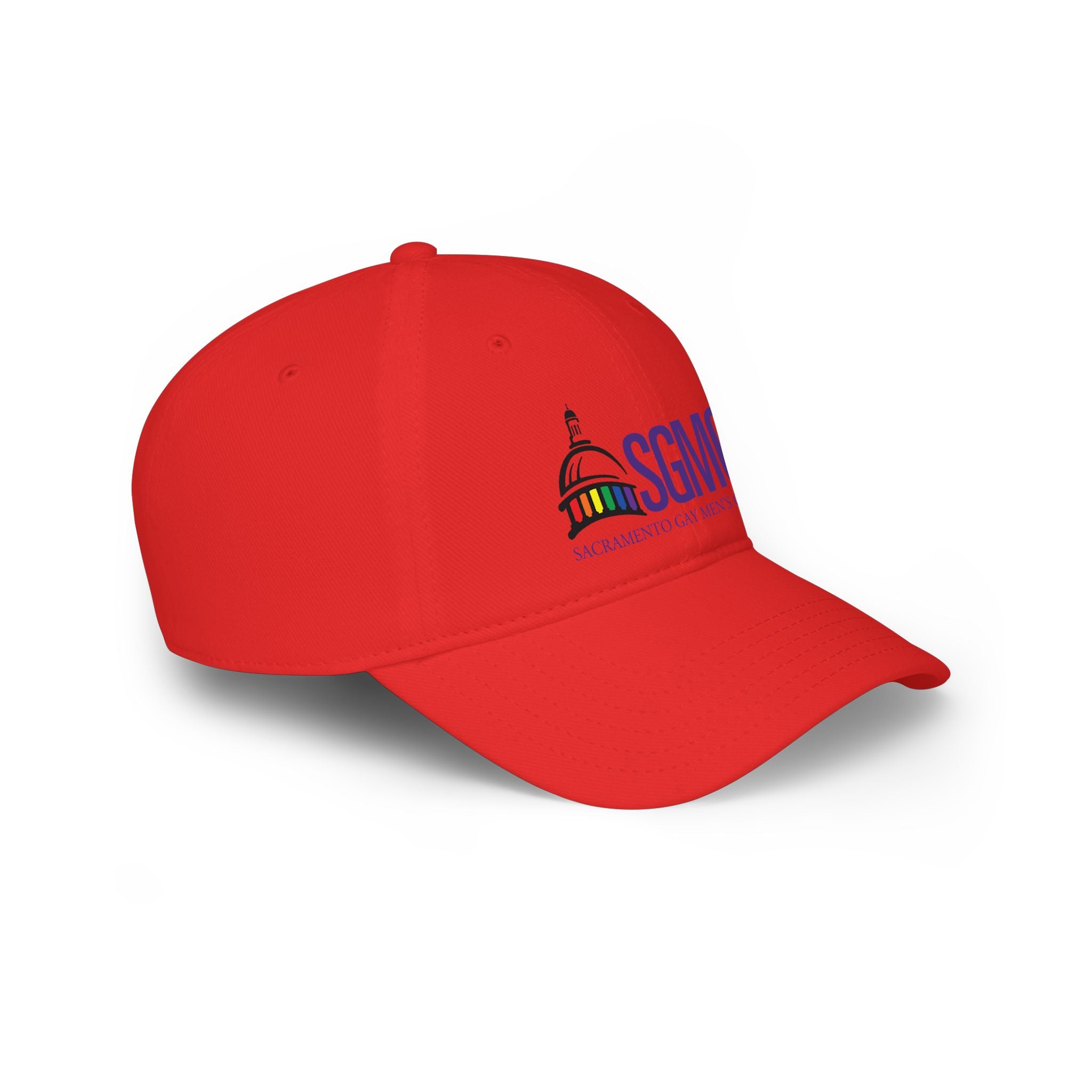SGMC Logo Baseball Cap – Low Profile Red Hat for Musicians & Choir Supporters