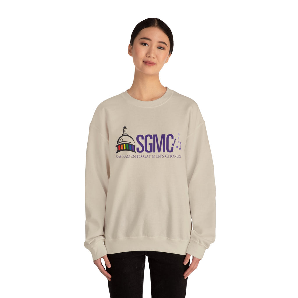 SGMC Rainbow Capitol Crewneck Sweatshirt — Sacramento Gay Men’s Chorus Apparel