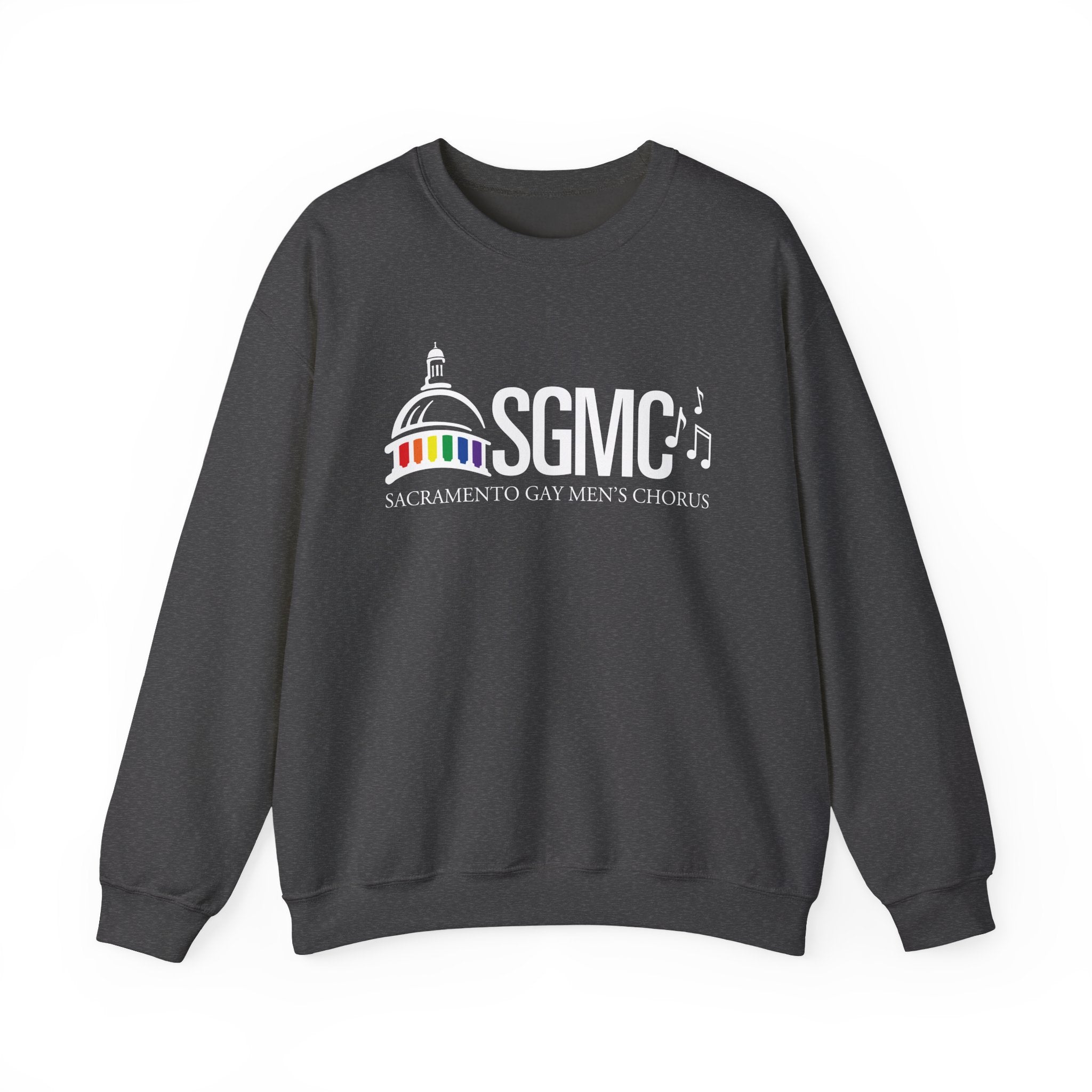SGMC Rainbow Capitol Crewneck Sweatshirt — Sacramento Gay Men’s Chorus Apparel