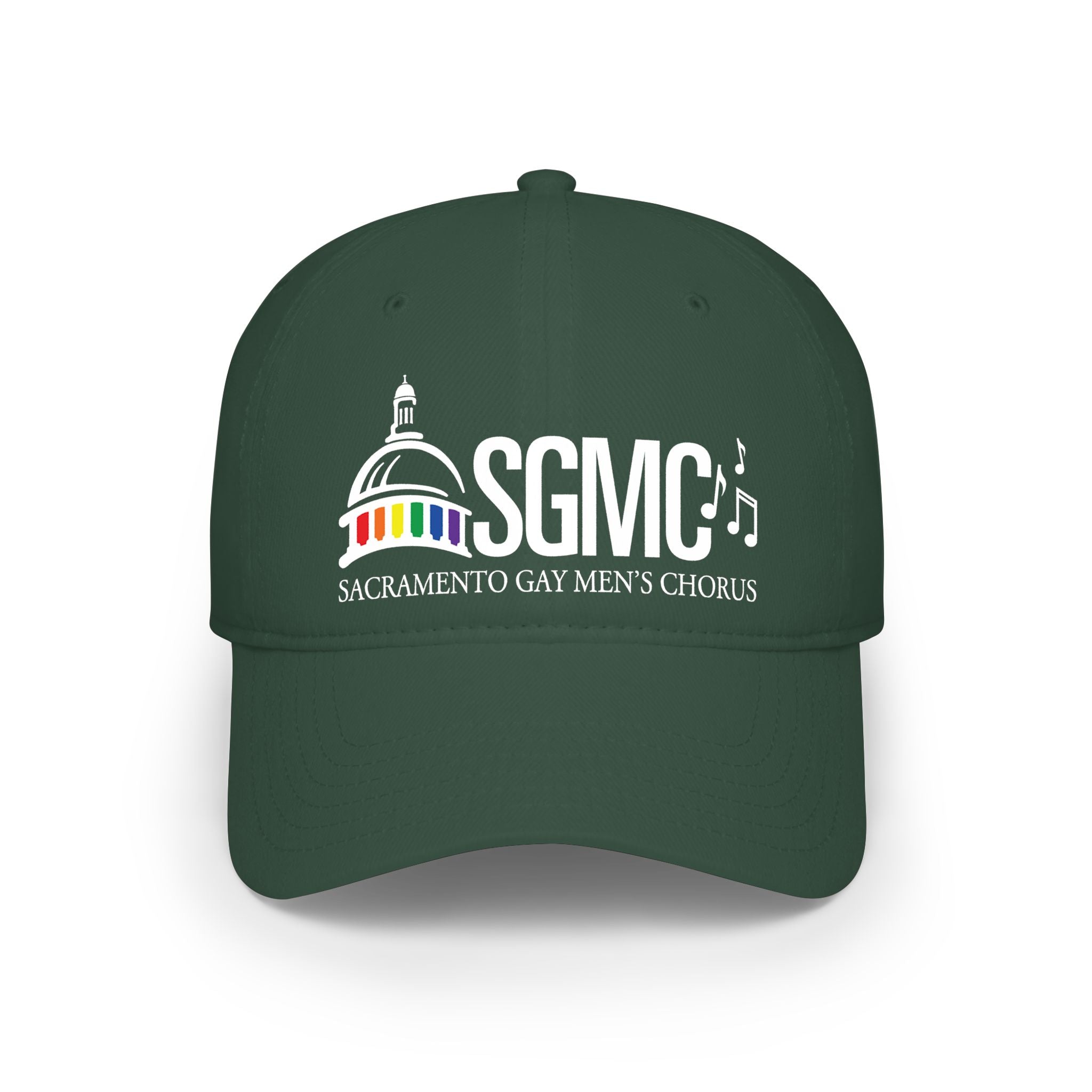 SGMC Logo Baseball Cap – Low Profile Red Hat for Musicians & Choir Supporters