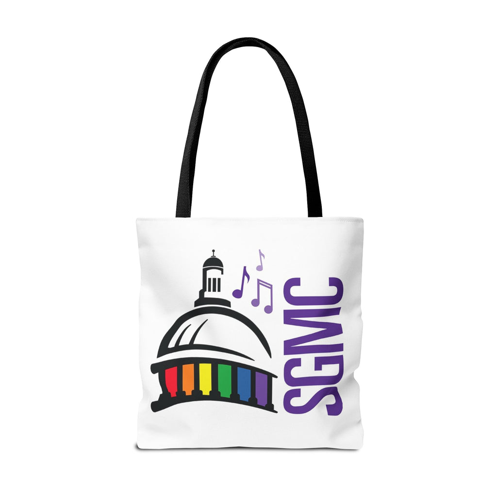 SGMC Rainbow Capitol Tote Bag – Music Notes Pride Tote