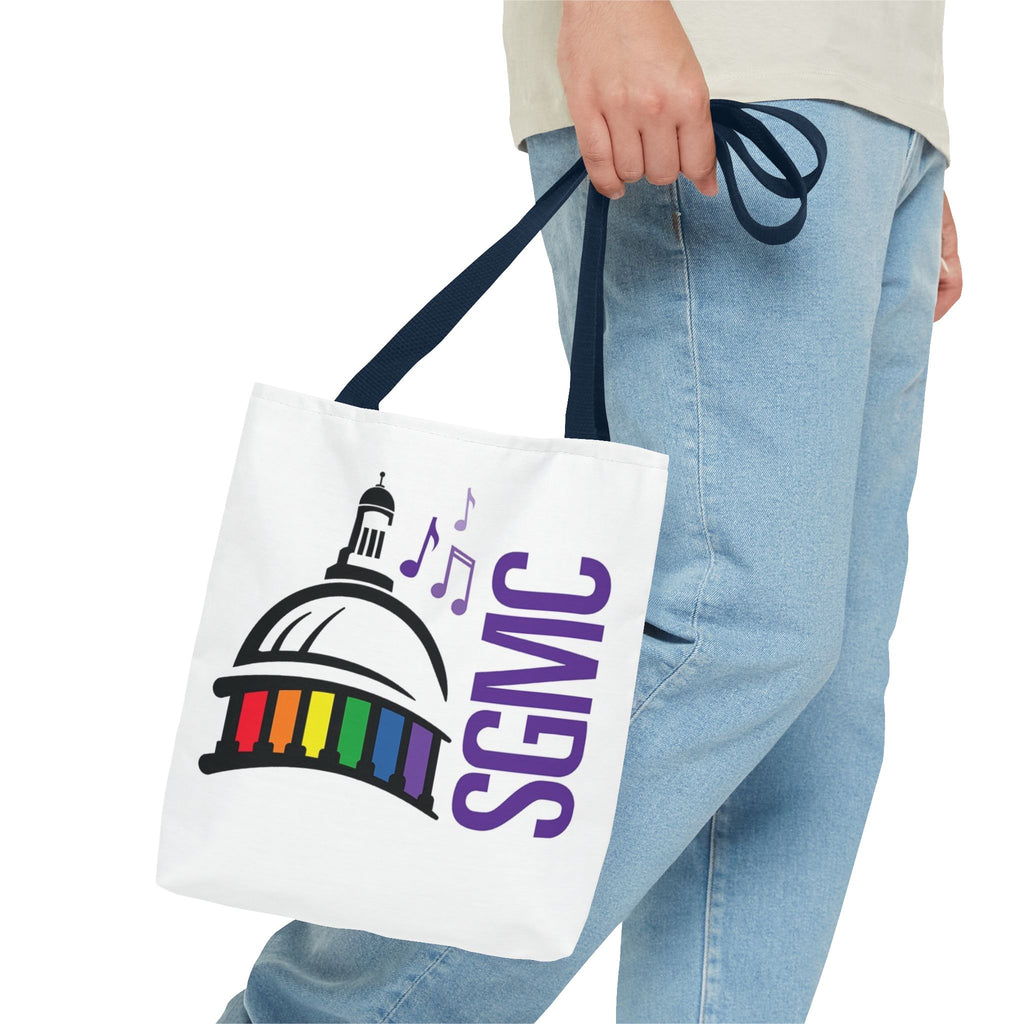 SGMC Rainbow Capitol Tote Bag – Music Notes Pride Tote
