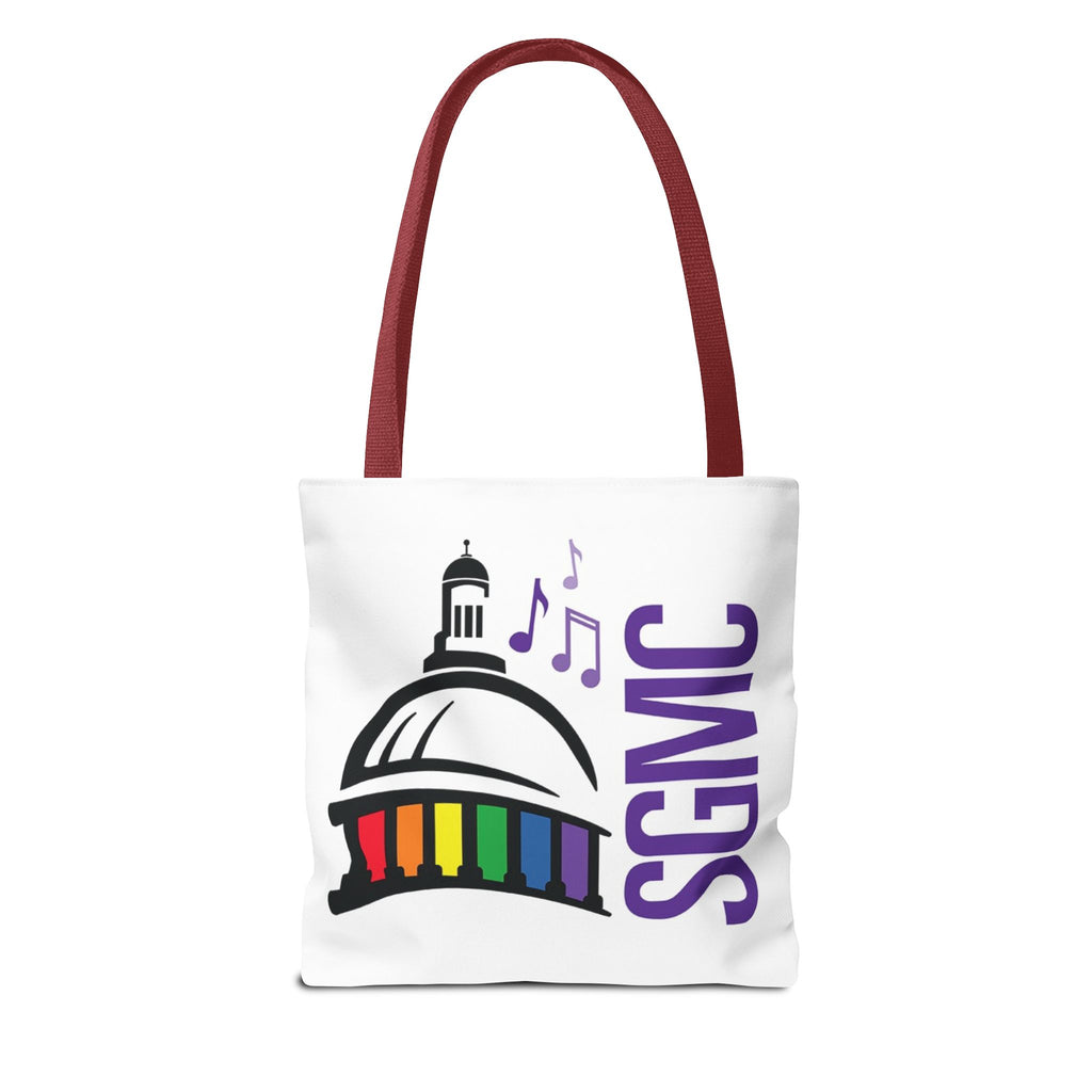 SGMC Rainbow Capitol Tote Bag – Music Notes Pride Tote